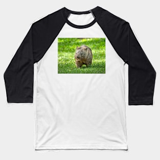 A Very Happy Wombat Baseball T-Shirt